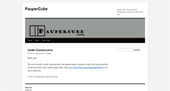 Desktop Screenshot of paupercube.com